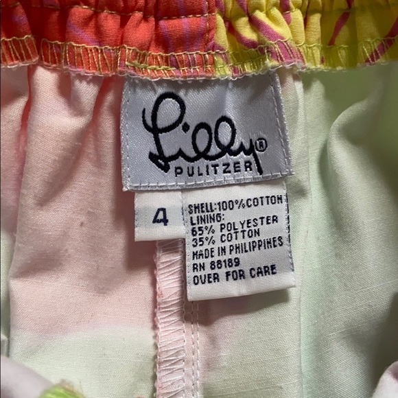 Lilly Pulitzer Toddler Girl Cotton Capri Pants - Picture 4 of 8